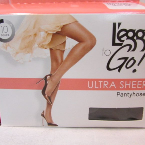 DOUBLE for the Same PRICE! L'eggs to Go! Nylon Sheer Toe Pantyhose 12 Pairs - Picture 1 of 6